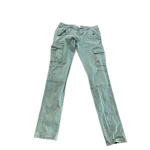 Denim & Supply Ralph Lauren Green Skinny Cargo Pants Size 28